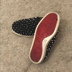 Christian Louboutin Crystal Spiked Sneaker 36 1/2